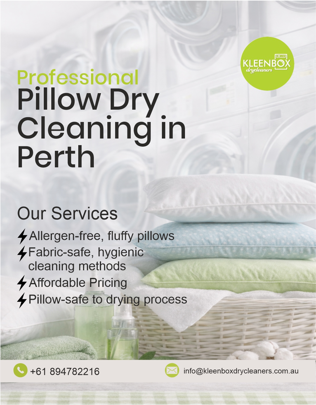 pillow Drycleaning 1